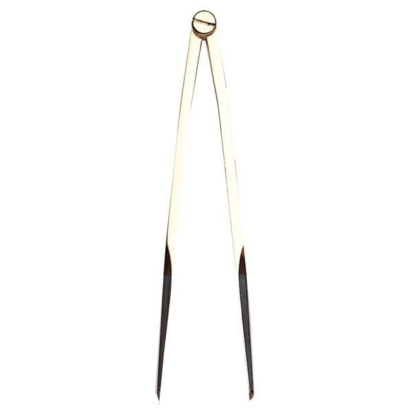 Weems & Plath Kaartpasser 8" recht messing