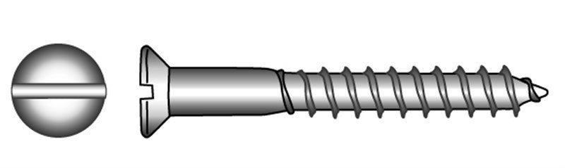 Marinetech 9009716 60 Houtschroef PK 6x60 (2stk) DIN97