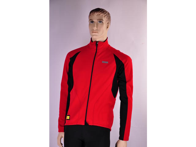 Shimano Windflex jacket fiets windjack rood heren