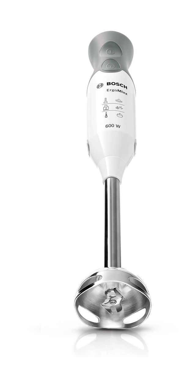 Bosch MSM66120 ErgoMixx 600 Watt Staafmixer met Hakmolen RVS Voet en Maatbeker