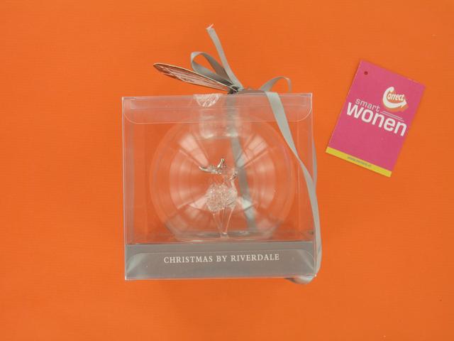 Riverdale Crystal 462063 B crystal sfeerlicht rendier 10 cm hoog staand (waxine)