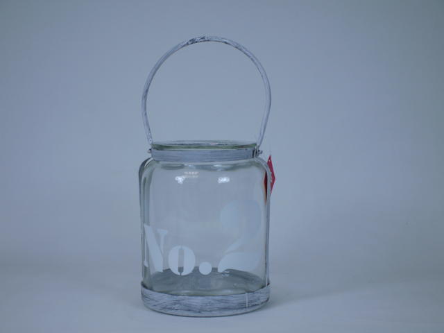 Van Manen Sfeerlicht 95492 sfeerlicht glas in metalen houder