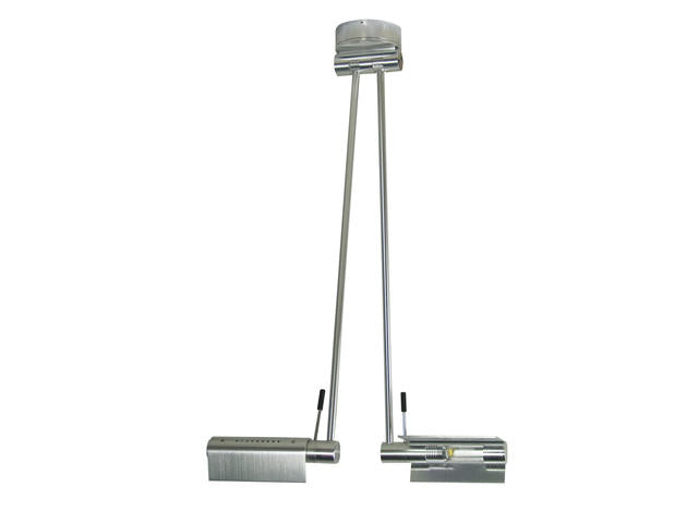 CSW 8037/31S Flexibele Plafondlamp met 2 Led Lichten