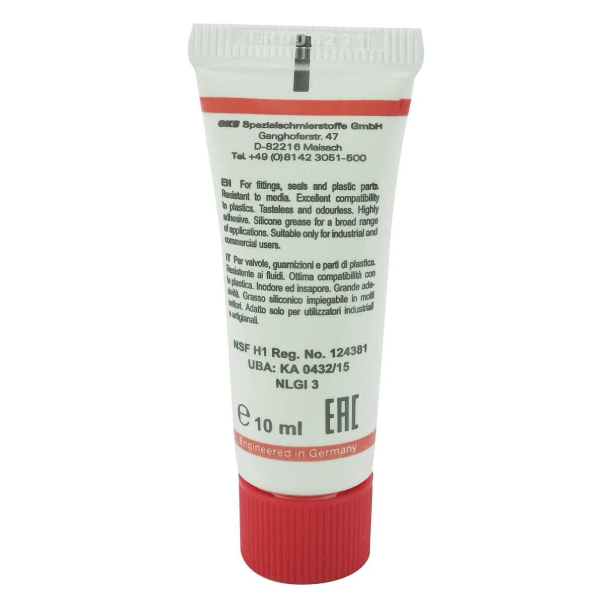 Scanpart Siliconenvet koffie 10 Gram in een tube