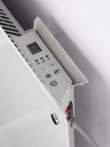 Mill MB900DN paneelverwarming met dag/nacht thermostaat en glazen front