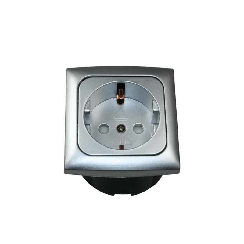 Haba C-Line Wandcontactdoos met raam en isodoos