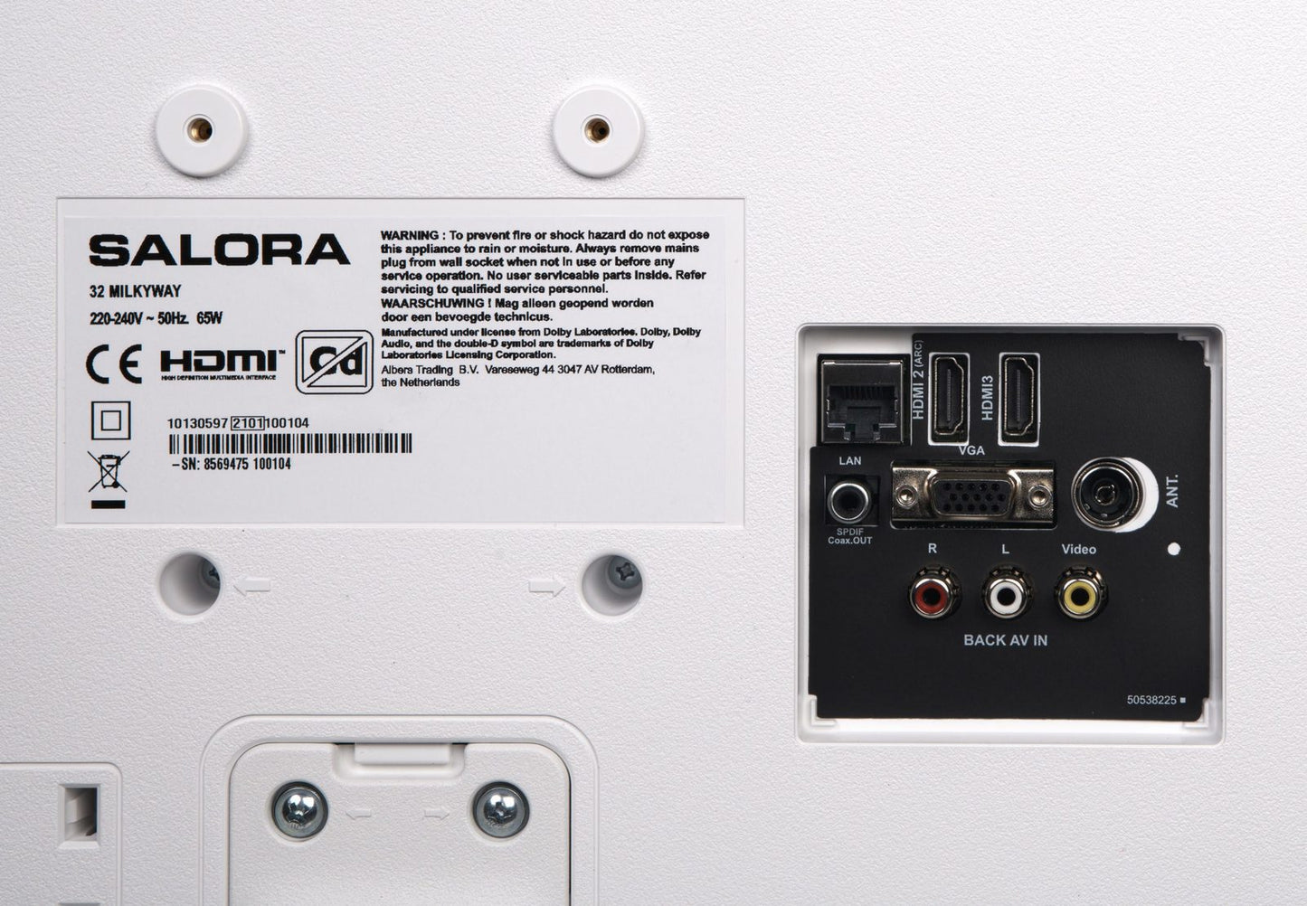 Salora MILKYWAY 32 met Google Android TV, chromecast ingebouwd, WiFi