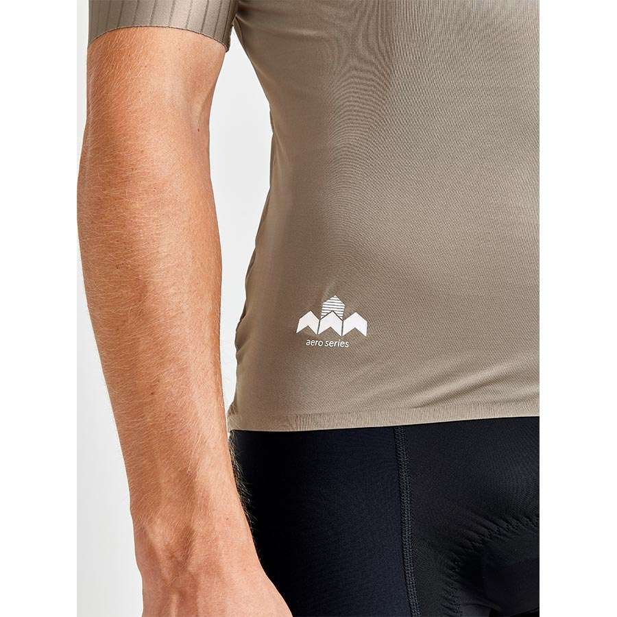 Craft Pro Aero Jersey fietsshirt korte mouwen bruin heren