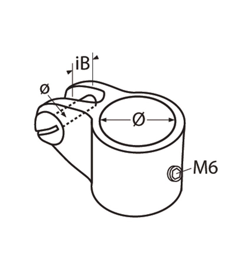 Marinetech 8309420 Buiskap Middenconnector 20mm