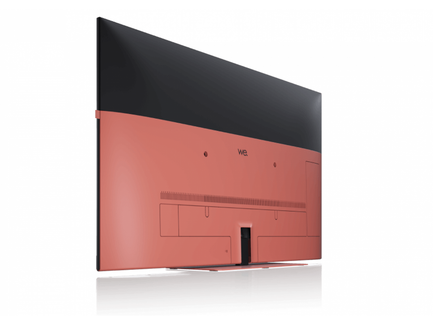 We. By Loewe SEE 43 coral red smart televisie met ingebouwde soundbar