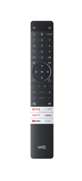We. By Loewe SEE 50 coral red smart televisie met ingebouwde soundbar