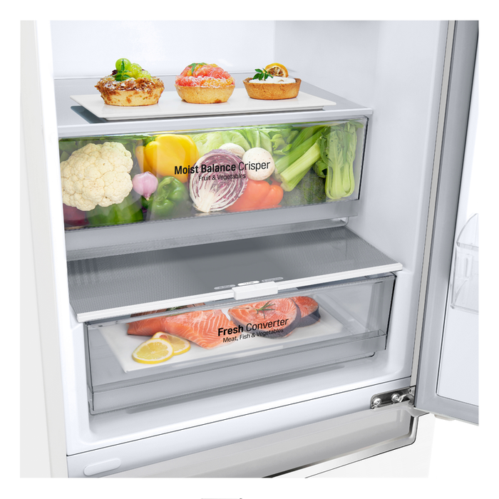 LG GBB61SWGGN 36dB, Pocket Handle, DoorCooling