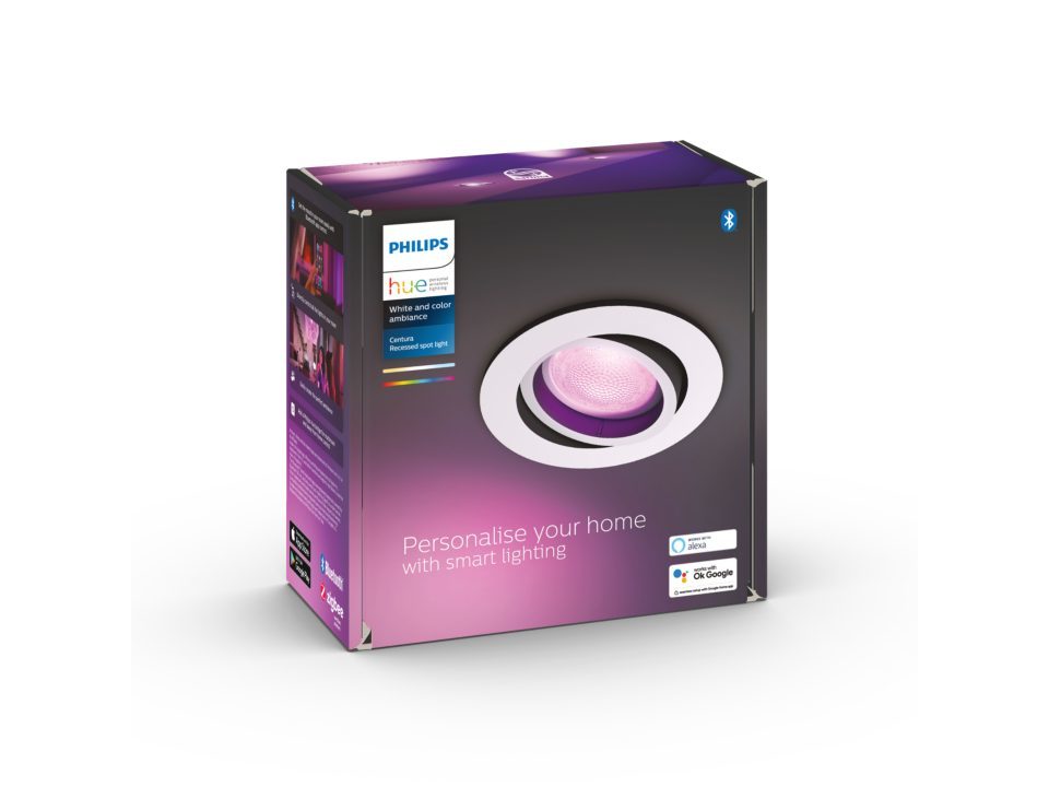 Philips Centura Hue inbouwspot wit en kleur