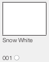 International Toplac Plus 001 snow white