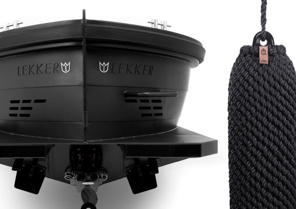 Nautiqo Touw Fender S zwart