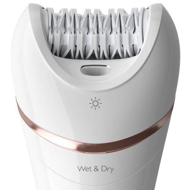 Philips BRE730/10 Epilator droog en nat epileren met extra accessoires
