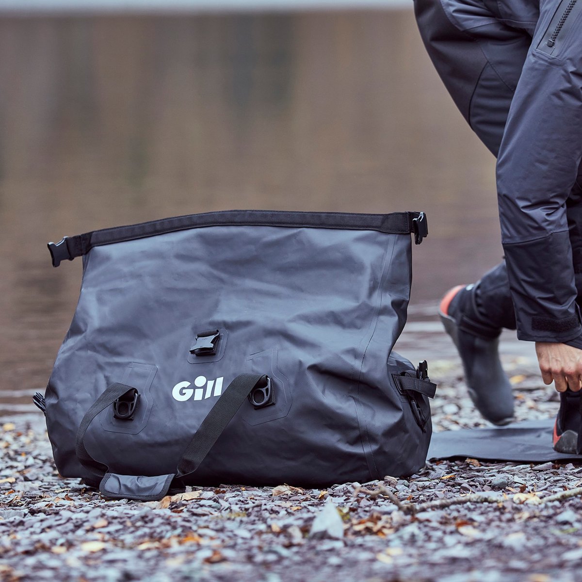 Gill Voyager Duffel Bag 60L waterdichte tas zwart