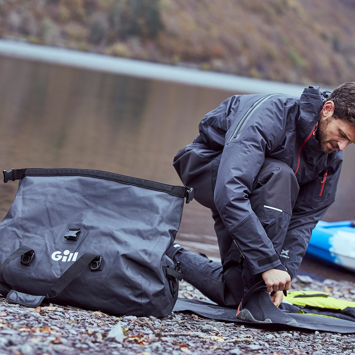 Gill Voyager Duffel Bag 60L waterdichte tas zwart