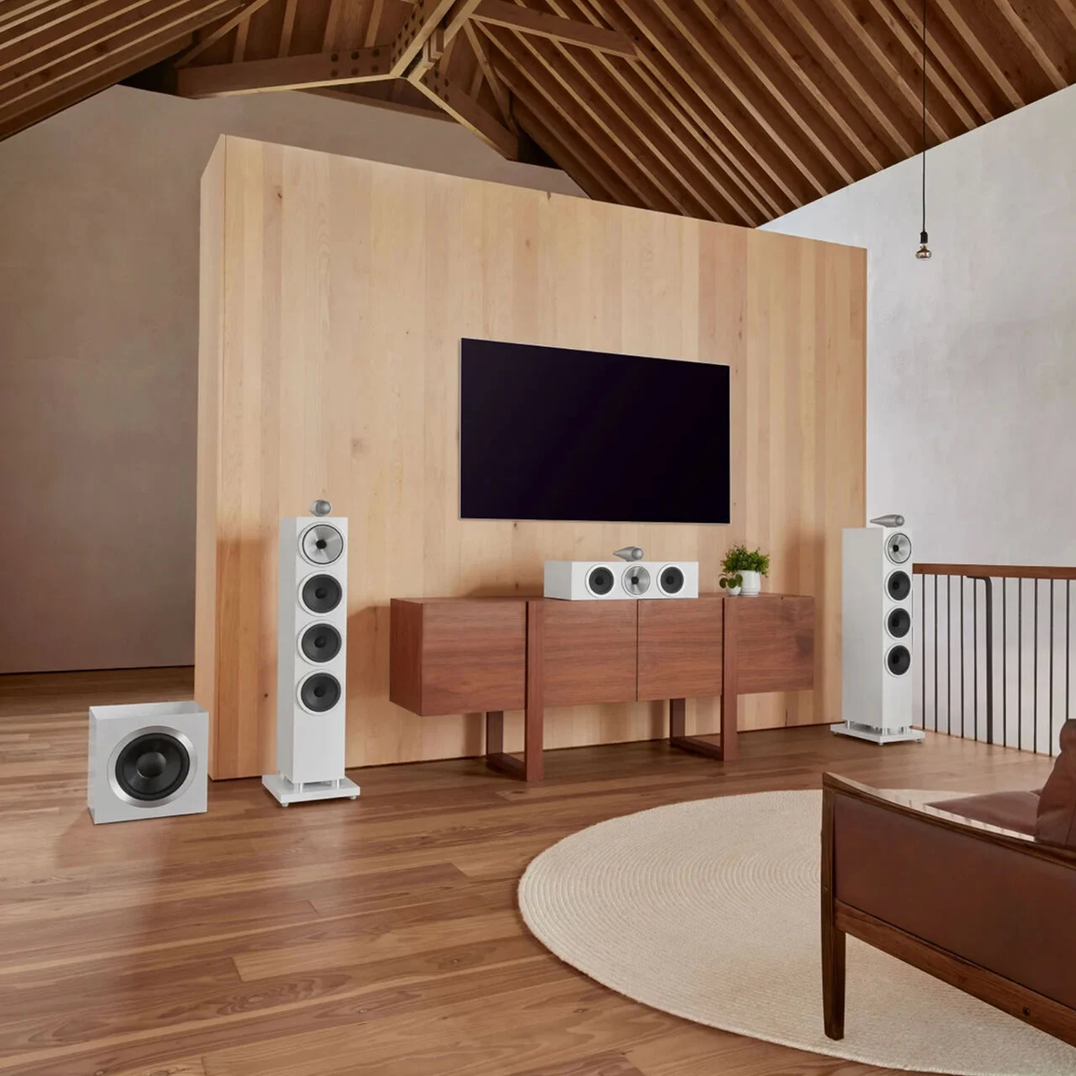Bowers & Wilkins 702S3 wit Topklasse luidspreker met 500,= inruilkorting, prijs per stuk