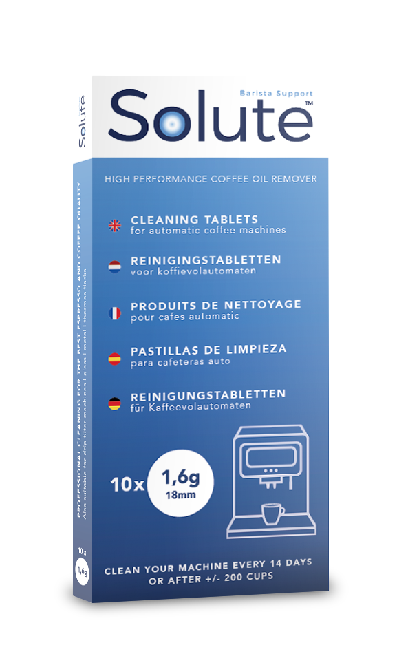 Solute reinigingstabletten 10 tabs blister 1.6 g 18 mm