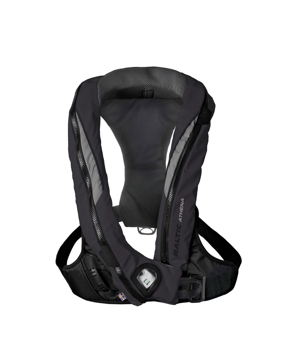 Baltic Athena 165N Harness automatisch reddingsvest zwart/grijs