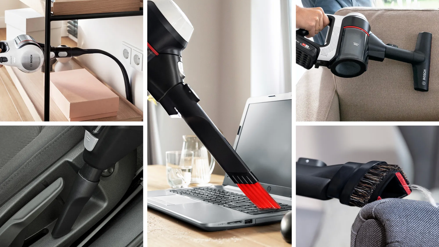 Bosch BCS711XXL Unlimited 7 Steelstofzuiger met Flextube en 50,= cashback via Bosch