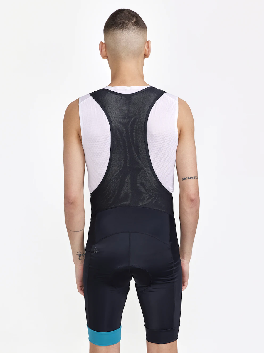 Craft Core Endurance Bibshort fietsbroek kort zwart met blauw heren