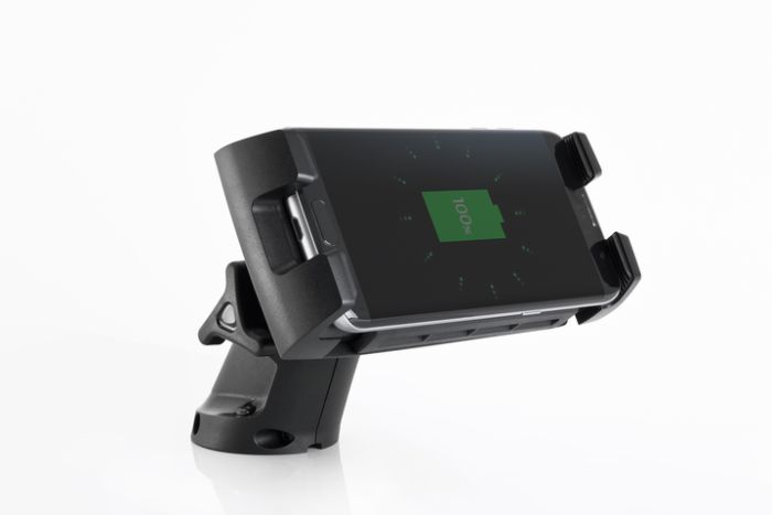 ScanStrut ROKK Edge telefoonhouder met oplader draadloos 10W 12-24V