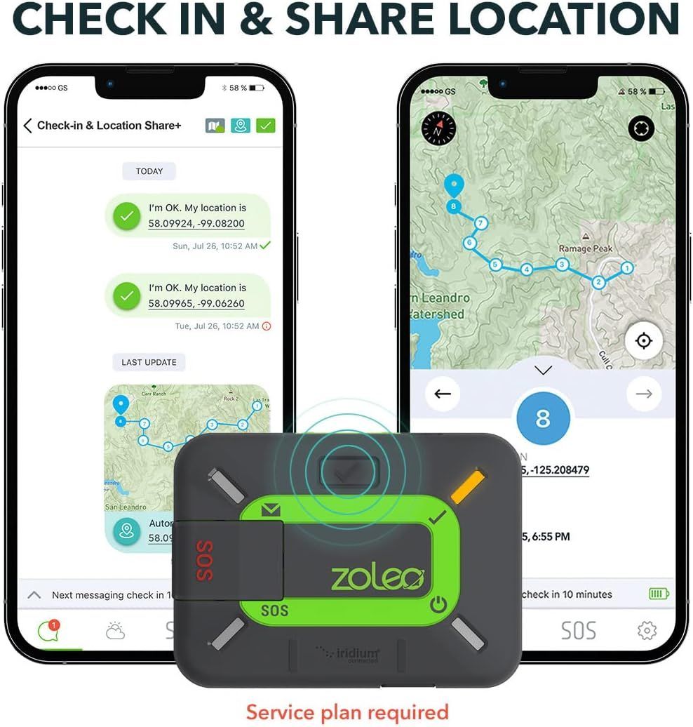 ZOLEO Global Satellite Communicator Outdoor navigatie, wereldwijde 2-weg communicatie