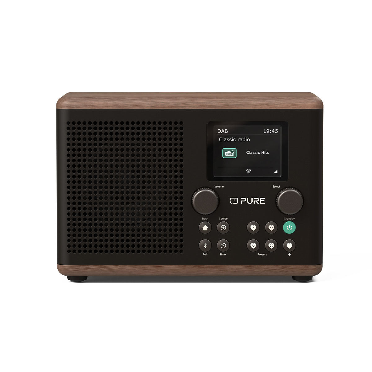Pure Classic H4 Coffee Black tafelradio