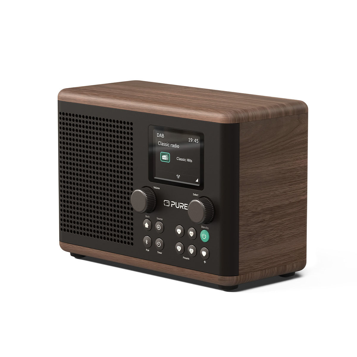 Pure Classic H4 Coffee Black tafelradio
