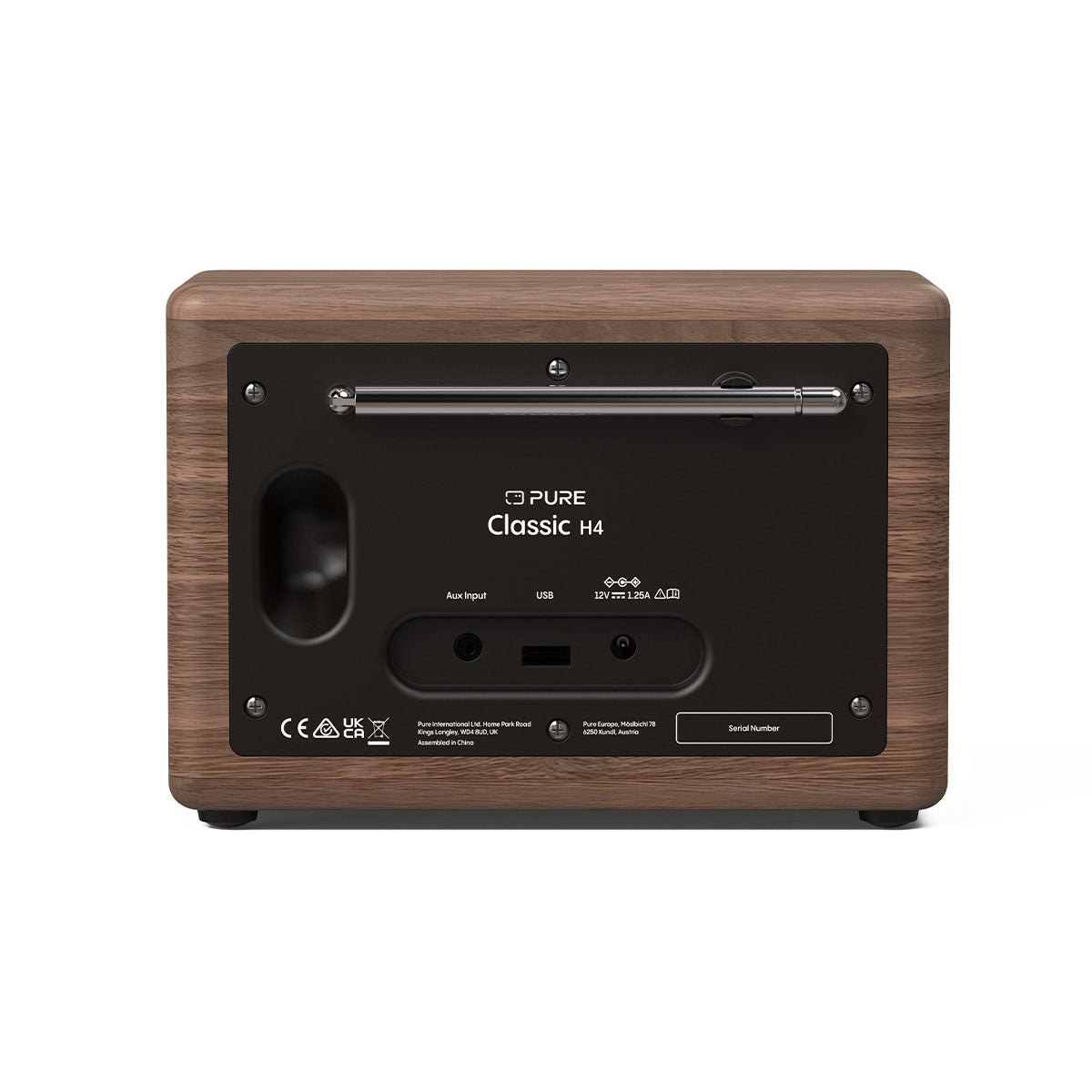 Pure Classic H4 Coffee Black tafelradio