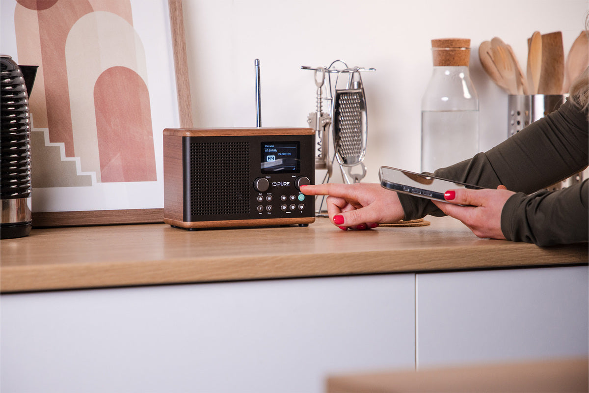 Pure Classic H4 Coffee Black tafelradio