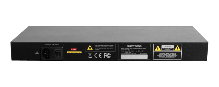Silent Angel Bonn N16 LPS High End 2x 8-ports netwerkswitch voor audio verbetering
