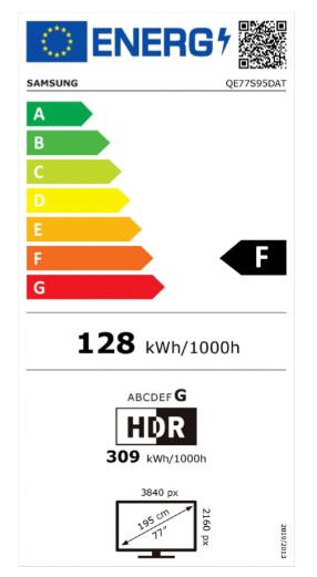 Samsung QE77S95DATXXN OLED Smart Televisie met anti reflectie scherm