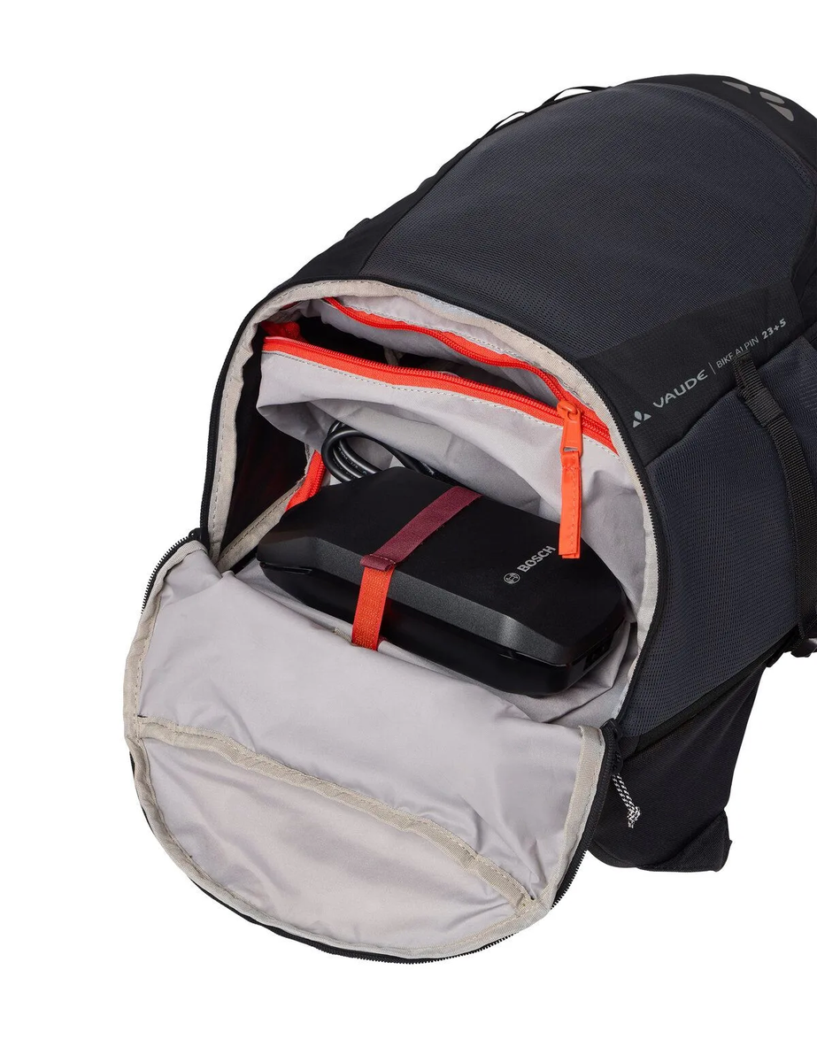 Vaude Bike Alpin 23+5 l mountainbike rugzak zwart