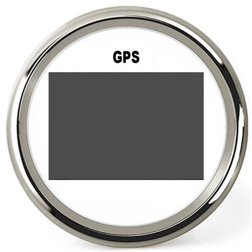 Hollex GPS Snelheidsmeter digitaal 12/24 Volt wit