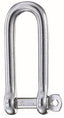Wichard 1411 D-Sluiting Lang 4mm gezekerde pin WL 320 kg BL 1000 kg gew. 12gr