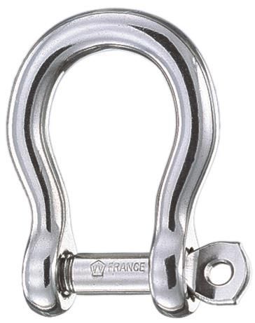 Wichard 1443 Harpsluiting 6 mm gevangen pin RVS