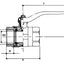 Talamex Kogelkraan 3/8" bi/bi messing
