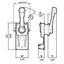 Ultraflex B183 Motorbediening inbouw zijmontage schakelkast met neutral lock