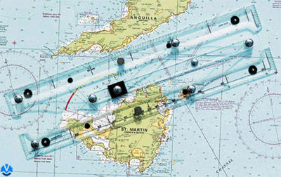 Weems & Plath Parallel Lineaal 15 inch voor platte navigatie