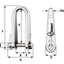 Wichard 1432 Sleutelsluiting 5 mm RVS
