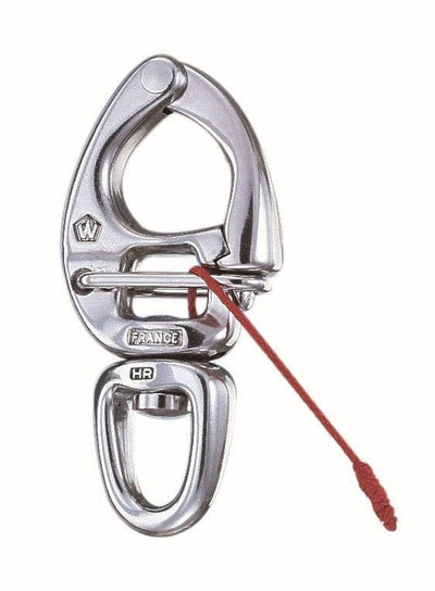 Wichard 2674 Snapsluiting quick release met wartelend oog 80 mm HR RVS