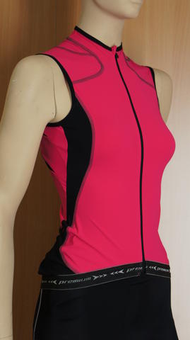 Shimano Premium fietsshirt zonder mouwen roze dames