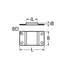 Marinetech 8697245 25 Beugelhouder Wandmontage 45x25 mm