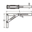 Marinetech Tafelbladhouder 165x305 Klapbaar