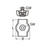 Marinetech 8304406 Staaldraadklem Simplex 6mm