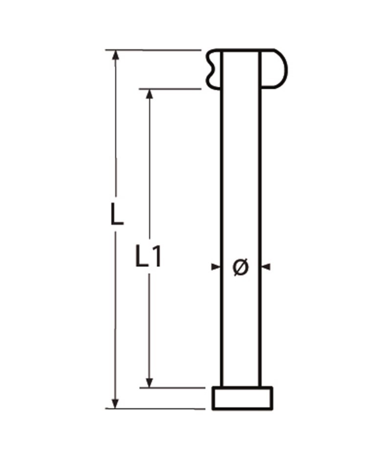 Marinetech Borstbout 10x35 mm met sleutel