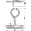 Marinetech Steigerbolder 180x155 mm Nood-steigerbolder